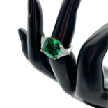 Bague en argent avec zircons Karolina