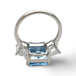 Cushion Cut Silberring