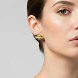 Dali Lips Ohrringe — Vergoldetes 925er Sterlingsilber