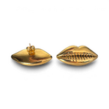 Dali Lips Ohrringe — Vergoldetes 925er Sterlingsilber