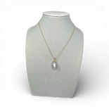 Dark Pearl gold plated silver necklace