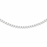 Collier en argent avec zircons