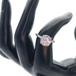 Elegante klassische Rundschliff-Verlobungsring