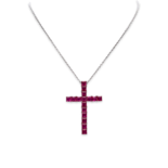 Fancy Silver Cross Kristina