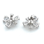 Flower Stud Silver Earrings