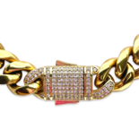 Chaîne GIA plaquée or