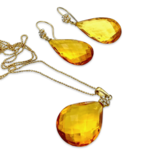 Conjunto de Ámbar Dorado