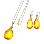 Gilded amber set