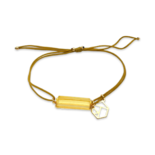 Pulsera de Ámbar Bañada en Oro