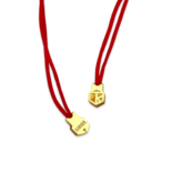 Bracelet en ambre plaqué or