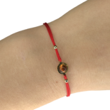 Gold plated amber bracelet