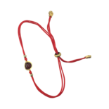 Gold plated amber bracelet