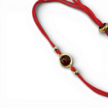 Gold plated amber bracelet