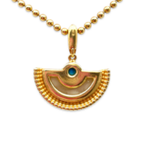 Золотий амберний підвіска