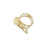 Anillo con Ámbar y Circonitas