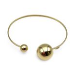 Gold plated silver bracelet Balls