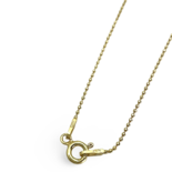 Gold plated silver chain