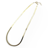 Gold plated silver chain necklace