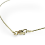 Gold plated silver chain necklace