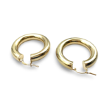 Gold plated silver earrings