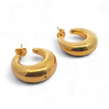 Goldplattierte Silber-Ohrringe