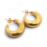 Goldplattierte Silber-Ohrringe