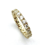 Gold Plated Silver Ring with zircons