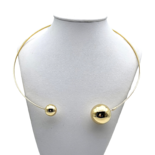 Collar de plata bañado en oro