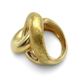 Anillo de plata bañado en oro