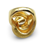 Anillo de plata bañado en oro