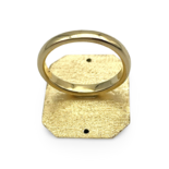 Anillo de plata bañado en oro