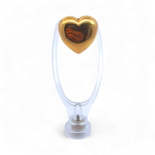 Gold plated silver Ring Heart