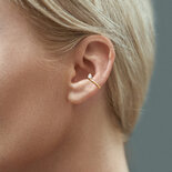 Gold plated silver zircon Ear Cuff