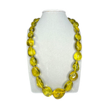 Green amber necklace
