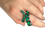Green snake ring