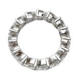 Herzmuster Silberring