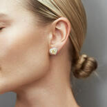 Herzförmige gelbe Ohrringe