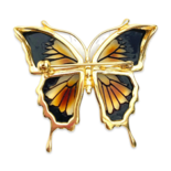 Broche Colgante Grande de Ámbar Mariposa