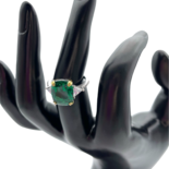 Silberring mit Zirkonen Karolina