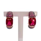 Пам'ятні позолочені сережки CZ