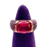 Denkwürdiger CZ Goldplattierter Ring