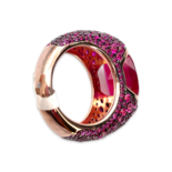 Denkwürdiger CZ Goldplattierter Ring