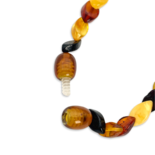 Necklace «Amber leaves»