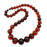 棕色琥珀项链