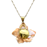 Halskette MOP orange Rubin