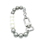 Pulsera de Cuentas de Perlas Plata