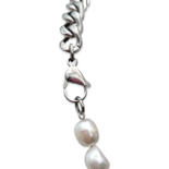 Pearl Beaded Chain silver