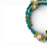 Pearls, agate bracelet