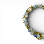 Pearls, agate bracelet