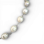 Срібне намисто з перлинами